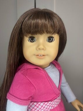 American Girl Doll #34 Dark Auburn Hair, Brown Eyes w/bangs HTF